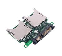Adaptateur double SD SDHC MMC RAID vers SATA, convertisseur avec boîtier pour carte SD Q1JC