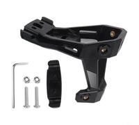 Adaptateur double support pour bouteille d'eau de vélo pour VTT, vélos de route, convertisseur léger en polycarbonate pour ajouter un espace de rangement supplémentaire pour pompe ou outils, noir