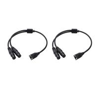 Adaptateur double XLR femelle 3 broches vers RJ45, câble RJ45 vers double XLR