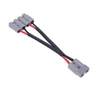 Adaptateur double Y 50 A pour connecteur, rallonge de câble automobile de 6 mm avec protection de polarité, répartiteur d'alimentation de batterie, chariot élévateur et
