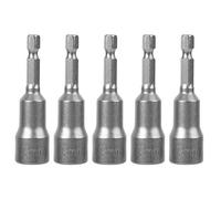 Adaptateur Douille Hexagonale Magnétique, Acier Outil 13mm, Lot de 5 Pièces - Compatible Perceuse Électrique, Manche Magnétique, Usage Mécanique Précis