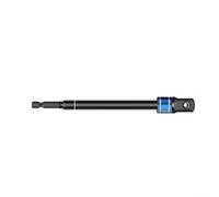 Adaptateur Douille Visseuse 1/4 3/8 1/2 Acier Trempé(black 12.7mm) | Acier chrome vanadium trempé, traitement phosphate , résiste à la , usage intensif professionnel