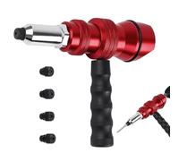 Adaptateur D'outil De Rivetage Pour Perceuse | Heavy Duty Anti-Slip Handle | Fixation De Riveteuse Pour Perceuse Électrique Sans Fil | Pour Véhicule Remorque RV Automobile Berline Pick-up Voiture Trac
