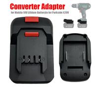 Adaptateur d'outil électrique convertisseur adaptateur de batterie pour Makita pour Lidl Parkside X20V adaptateur de batterie Li-ion outil électrique black