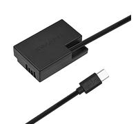 Adaptateur DR-E18 Batterie factice LP-E17 de Remplacement pour RP EOS 77D 200D 250D 750D 760D 800D 850D Rebel T6S T6i T7i T8i SL2