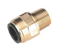 Adaptateur Droit Sealey 15Mm X 1/2"BSPT En Laiton Speedfit MM011504N) CAS15BSA
