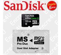 SanDisk Carte mémoire Ultra microSDHC 16 Go (aussi en 8, 32 et 64 Go)