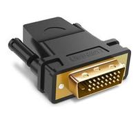 Adaptateur DVI D 24 1 Mâle vers HDMI Femelle 1080P Full HD Connecteur Plaqué Or