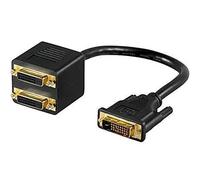 Adaptateur DVI-D - PremiumCord - 2x DVI-D Femelle - DVI-D Mâle - Blanc