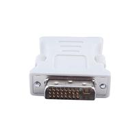 Adaptateur DVI-I 24 + 5 broches DVI mâle vers VGA femelle convertisseur vidéo HD pour PC, ordinateur portable, HDTV, LCD, DVD, projecteur graphique