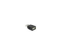 DeLock Adaptateur USB 2.0 A mâle vers A femelle Easy‑USB 65520 Noir