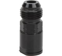 Adaptateur EFI Séparation rapide d'alliage d'aluminium Noir Anodisé étanche une pression mâle sur l'adaptation de conduite de carburant AN8-3/8in