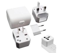 Adaptateur Electrique De Voyage | Prolongateur de Prise Secteur,Adaptateur International Portable pour Multi-Appareils Téléphone Ordinateur de Voyage