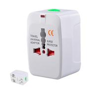 Adaptateur électrique - Matériau ABS -retardateur de flamme, fonction de protection contre les surtensions | Un convertisseur universel de renommée mondiale qui est pratique pour la charge du sma