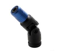 Adaptateur en acier carbone pour convertir des interfaces d'outils 1/2" à 1/4" avec manchon à ressort et fonction rotative