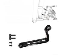 Adaptateur en aluminium CNC pour connecter des cadres VTT à montage direct avec étriers plats pour compatibilité 160 mm et 180 mm (A-160 mm)