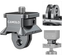 Adaptateur En Aluminium Gp-01 1/4"" Pour Appareil Photo Avec Tête De Vis,Support Arca-Swiss,Adaptateur De Trépied Pour Insta360 One X4,X3,X2,X,Dji Pocket 2,Gopro Hero