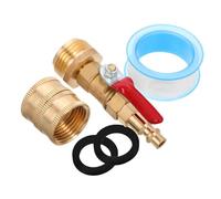 Adaptateur en Laiton 1/4 pour Tuyau D’arrosage, Raccord Rapide Antigel | Filetage Externe, Système à Emboîtement Rapide, Contrôle Précis du Débit, pour Hivernage et Arrosage du Jardin