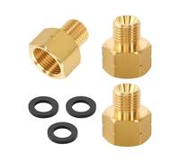 Adaptateur en laiton 3/8" femelle vers 1/4" mâle connecteur à filetage inversé pour pique-nique, cuisinière, raccord à réservoir