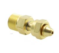 Adaptateur en laiton acétylène pour cylindre de raccordement et régulateur CGA200, CGA300, CGA510, CGA520 (CGA-200 à CGA-300)
