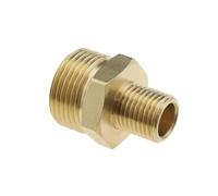 Adaptateur en laiton Adaptateur de nettoyeur haute pression M22 x 1,5 filetage mâle vers connecteur mâle G1/4 pouce, raccord réducteur en laiton, adaptateur de connecteur de tuyau for tuyau