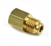 Adaptateur en laiton pour climatiseur de voiture R134A R12 Raccord rapide 1/4 femelle vers connecteur ACME mâle 1/2