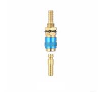 Adaptateur en laiton pour connecteur rapide MIG TIG 6 mm 8 mm pour une utilisation refroidie à l'eau (8 mm bleu)