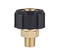 Adaptateur en laiton pour nettoyeur haute pression Bosch et Karcher K-Series, rapide pour lavage de voiture haute pression et tuyau d'arrosage (C)