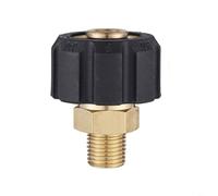 Adaptateur en laiton pour nettoyeurs haute pression Bosch - Raccord de tuyau d'arrosage et de lave-auto - Raccord prêt à l'emploi (C)