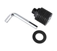 Adaptateur en métal pour meuleuse d'angle vers machine à rainurer, filetage M10, compatible avec lame de scie de 105 mm