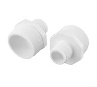 Adaptateur en PVC 1,5 NPT mâle vers mâle 3/4 GHT pour systèmes de tuyaux d'arrosage nécessitant une transition fiable du filetage entre le tuyau et le tuyau