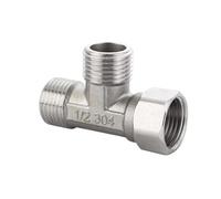 Adaptateur en T à 3 voies G1/2, robinet de salle de bains et de douche, séparateur d'eau, Valve de douche de toilette, convertisseur de buse de pulvérisation en acier inoxydable