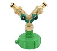 Adaptateur en Y métallique IBC écrou fixe 2 pouces (DN 50) à filetage grossier