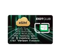 Adaptateur eSIM Physique EIOTCLUB pour Android, Rend Le Slot SIM Compatible eSIM, Inclut 1,1 Go (1 Go Europe + 100 Mo Global), Stocke 9 Profils, Solution Voyage Réutilisable