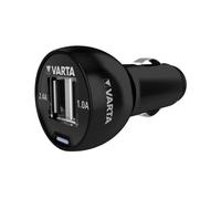 Double chargeur USB allume cigare + câble chargement portable Varta