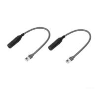 Adaptateur étanche Starlink mâle vers femelle pour extension Ethernet compatible avec câble satellite rectangulaire de