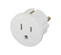 Debflex Adaptateur États-Unis vers Europe 701970 sans terre Blanc