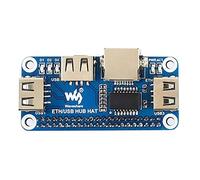 Adaptateur ETH/USB avec connecteur micro USB vers RJ45 3 ports USB Ethernet pour Raspberry Pi Zero