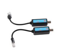 Adaptateur Ethernet Cax, Adaptateur Ethernet Powerline 1pair 10 / 100Mbps 1ch Réseau Passif IP Extender Réseau Coaxial Transmetteur Câble Coaxial Câble pour la Caméra IP NVR