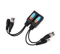 Adaptateur Ethernet Coax vers RJ45 Balun Vidéo et Alimentation sur Paire Câblée pour Transmission Longue Distance