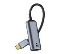 Adaptateur Ethernet de type C vers RJ45 2500 Mbps Rj45 2500 Mbps Carte réseau filaire pour ordinateur portable sans pilote