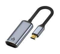 Adaptateur Ethernet de type C vers RJ45 2500 Mbps Rj45 2500 Mbps pour ordinateur portable sans pilote