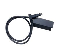 Adaptateur Ethernet et connecteur de câble Satellite rectangulaire Compatible avec l'antenne rectangulaire générique V2, matériau en cuivre Rouge et Caoutchouc pour Un Transfert