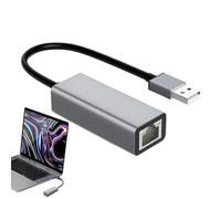 Adaptateur Ethernet générique USB Type-C - Connecteur Internet filaire fiable, convertisseur réseau rapide | Adaptateur USB C compatible avec ordinateur portable, tablette, smartphone, appareils