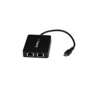 Adaptateur Ethernet Gigabit Double USB-C Vers USB Type-A