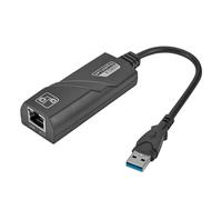 adaptateur Ethernet Gigabit USB 3.0 vers RJ45 Lan, carte réseau pour ordinateur portable Windows 10/8/7/XP, accessoires
