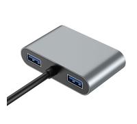 Adaptateur Ethernet - Hub USB C Gigabit Intelligent avec Port Ethernet,Compatible avec Projecteur, Ordinateur Portable, Tablette, Téléphone, Salle de Réunion et Domicile