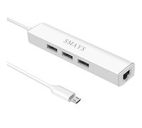 Adaptateur Ethernet LAN Micro USB avec périphérique de Diffusion en continu pour clé TV Compatible avec hub RJ45 3