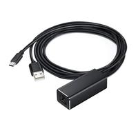 Adaptateur Ethernet pour Chromecast USB 2.0 à RJ45, pour Google Home Chromecast 2 1 Ultra Audio Fire TV Stick, réseau Micro USB U3D6