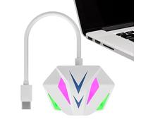 Adaptateur Ethernet pour Ordinateur Portable Pas De Pilote Requis, Plug And | Tablette Effet D'Éclairage Coloré Pour Téléchargement De Fichiers, Vidéos Et Streaming E